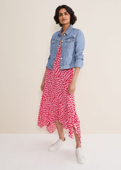 Caitlin Denim Jacket - Mid Wash Blue
