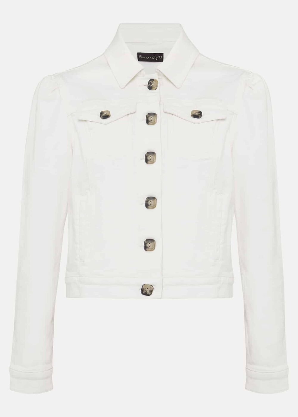 Lettie Denim Jacket - White