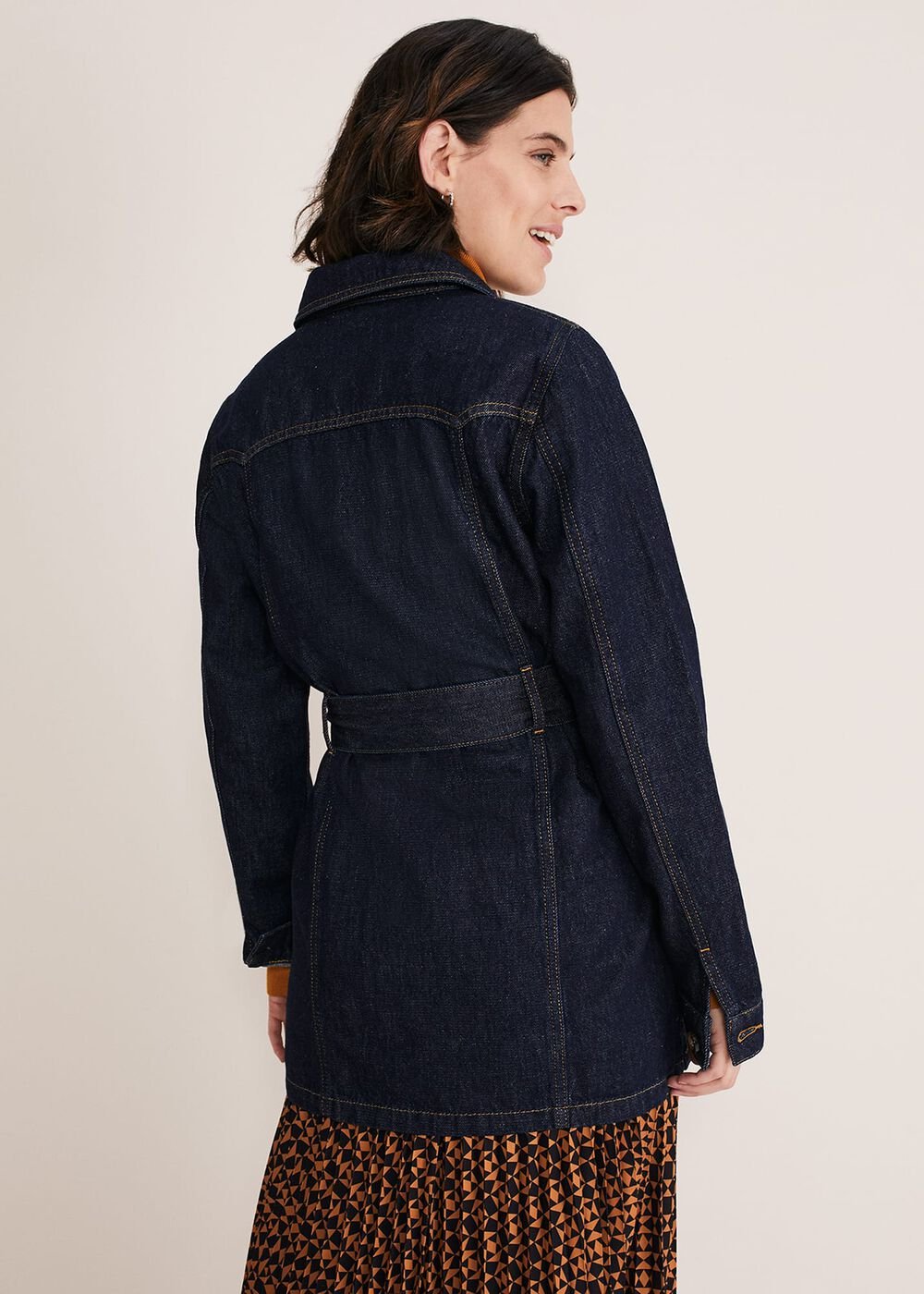 Marcie Longline Denim Jacket - Denim