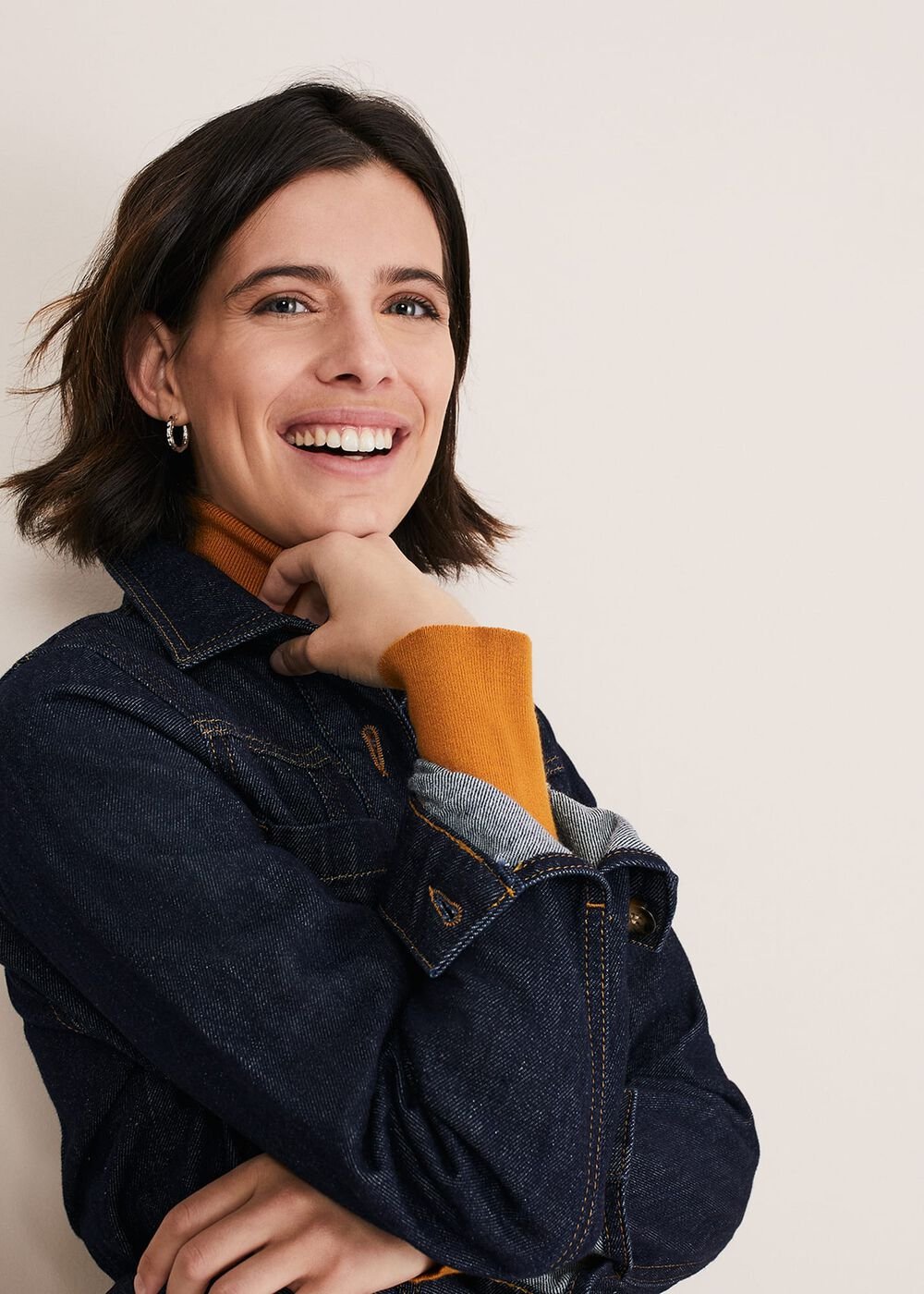 Marcie Longline Denim Jacket - Denim