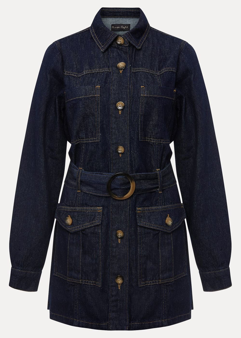 Marcie Longline Denim Jacket - Denim
