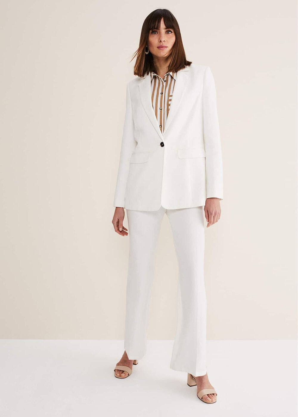 Bianca Blazer Coord - Ivory