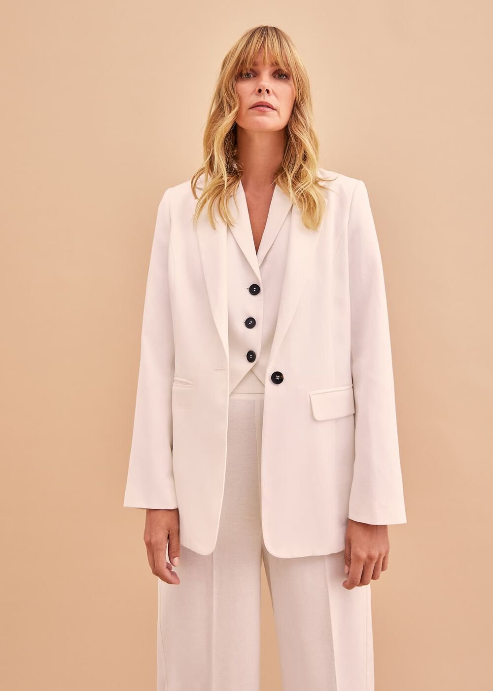 Bianca Blazer Coord - Ivory