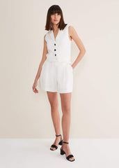 Bianca Waistcoat Co-Ord - Ivory