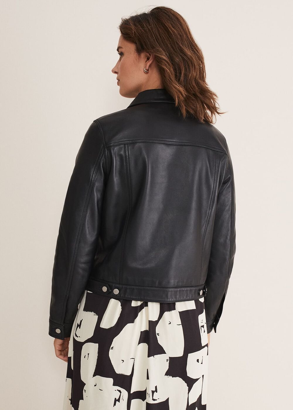 Myrtle Leather Jacket - Black