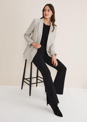 Drew Wool Blazer - Grey/Neutral