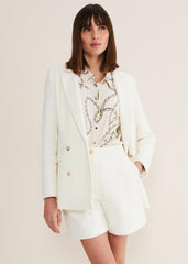 Auden Black Blazer - Cream