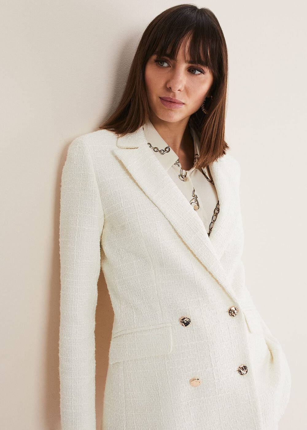 Auden Black Blazer - Cream