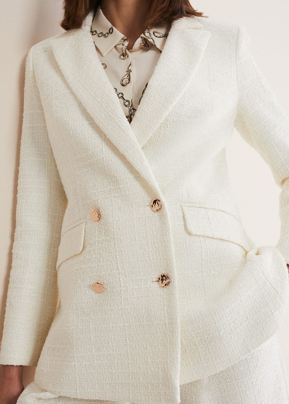 Auden Black Blazer - Cream