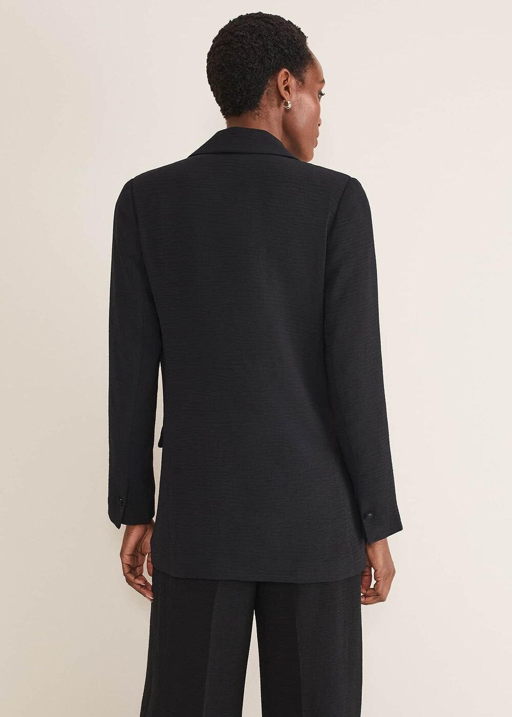 Opal Black Blazer - Black