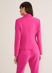 Adria Pink Blazer - Hot Pink