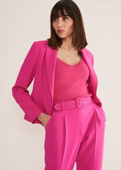 Adria Pink Blazer - Hot Pink