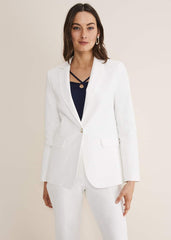 Ulrica Pink Blazer - White