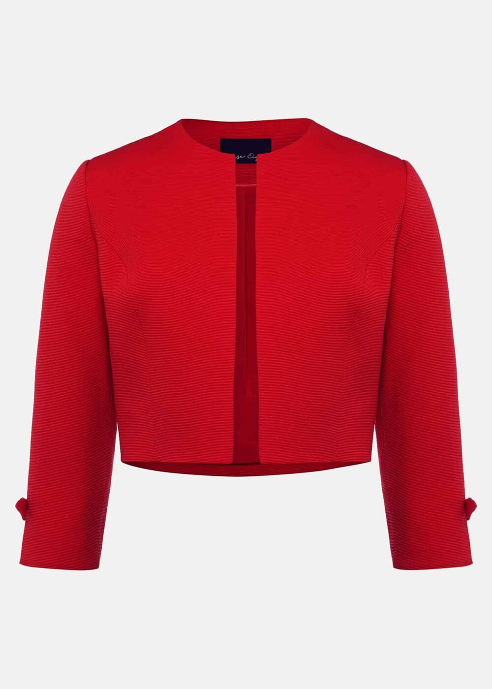 Zoele Bow Detail Jacket - Red