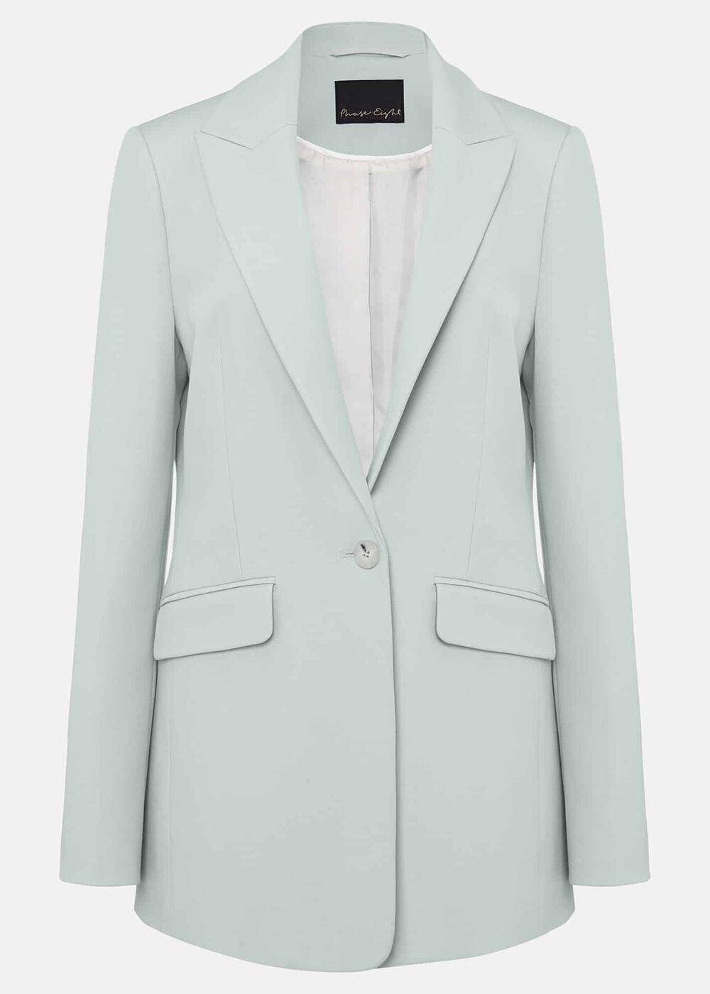 Eira Blue Blazer - Eau De Nil