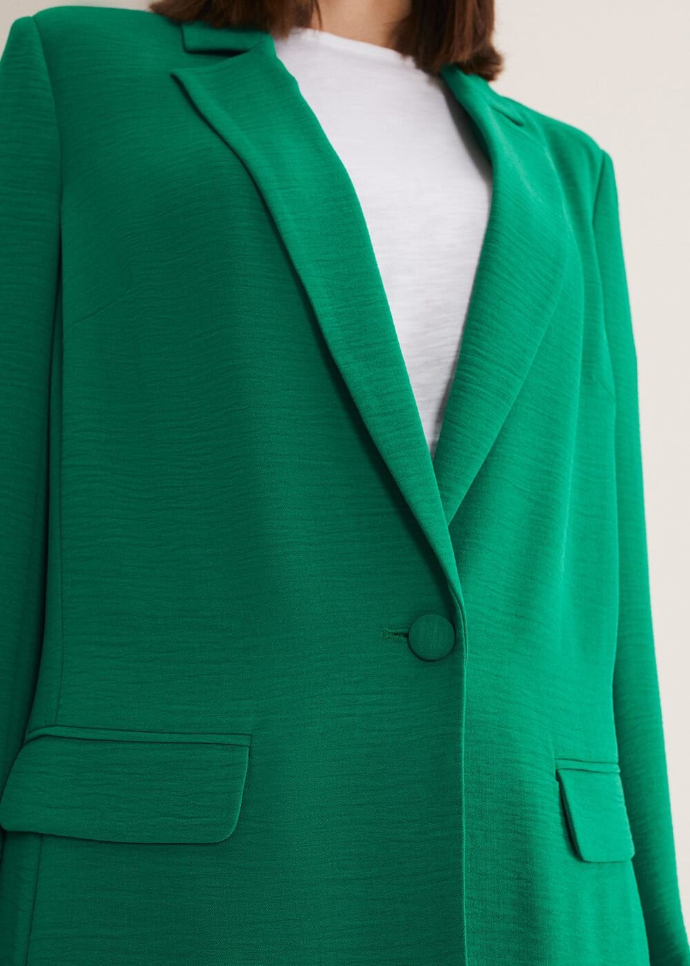 Opal Green Blazer - Green