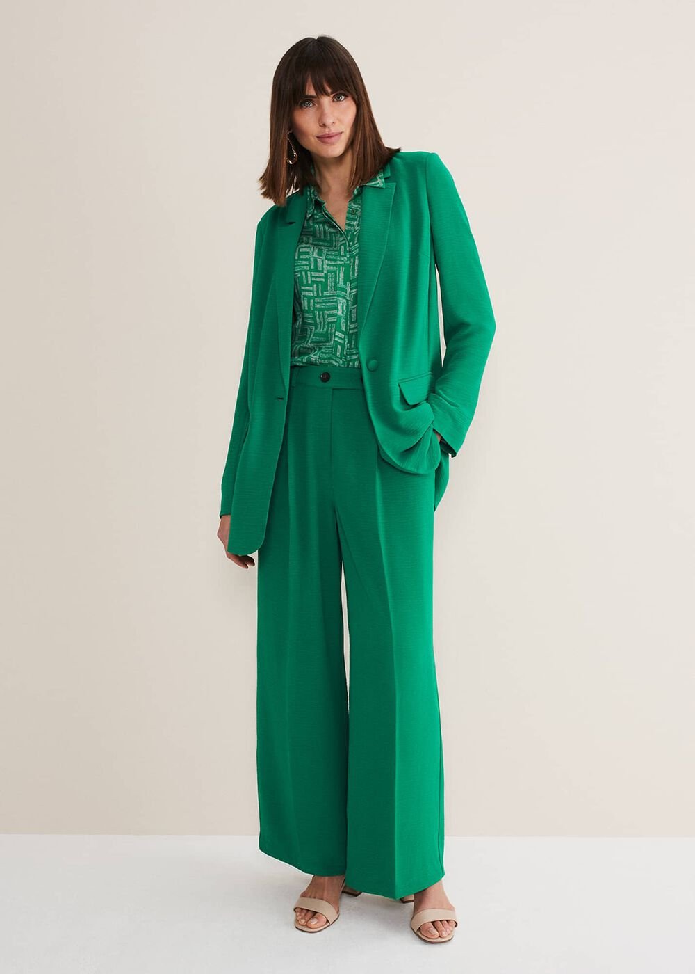 Opal Green Blazer - Green