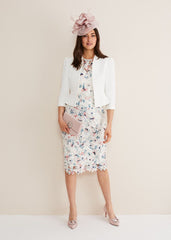 Isabella Bow Jacket - Ivory