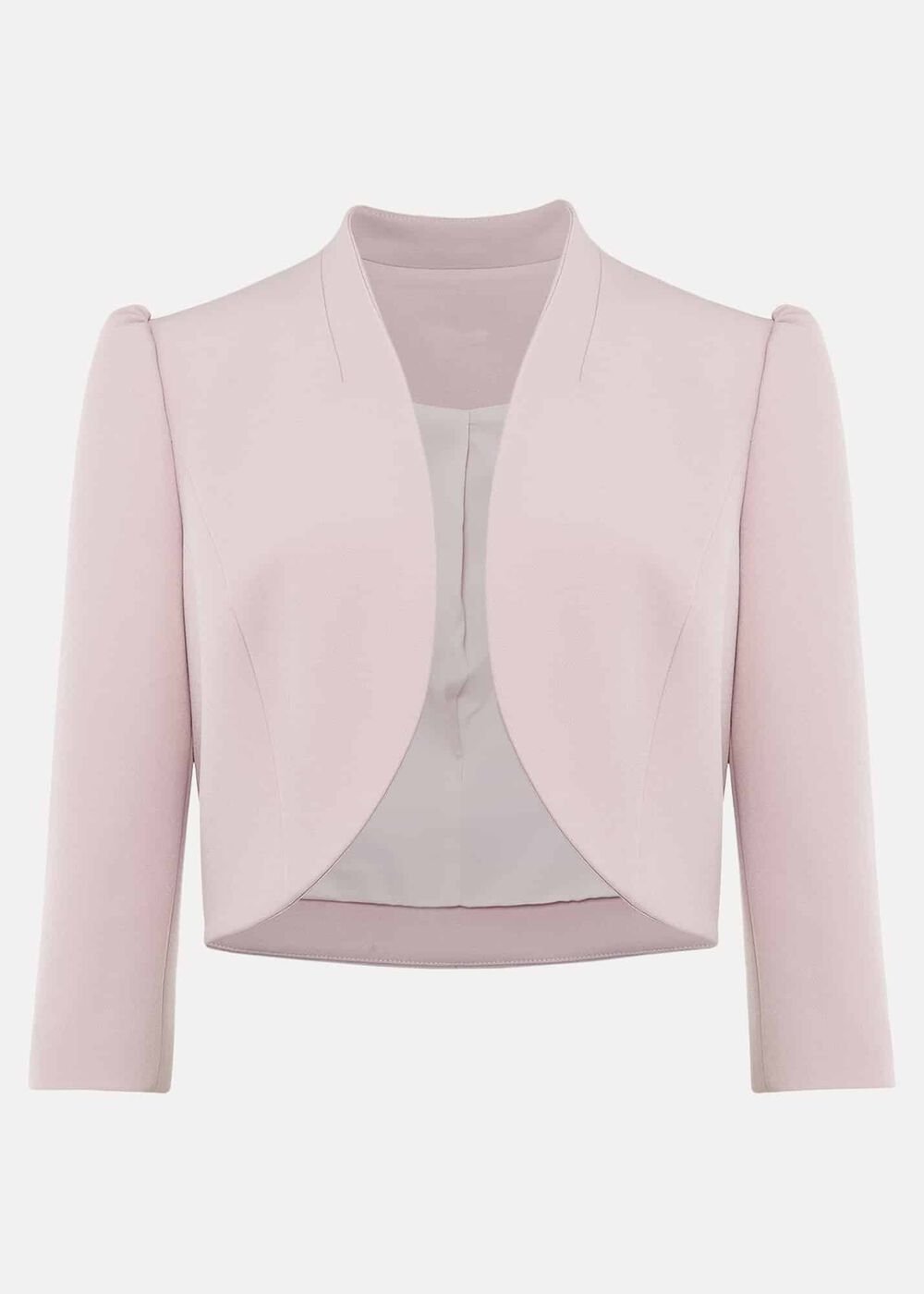 Leanna Cropped Jacket - Antique Rose