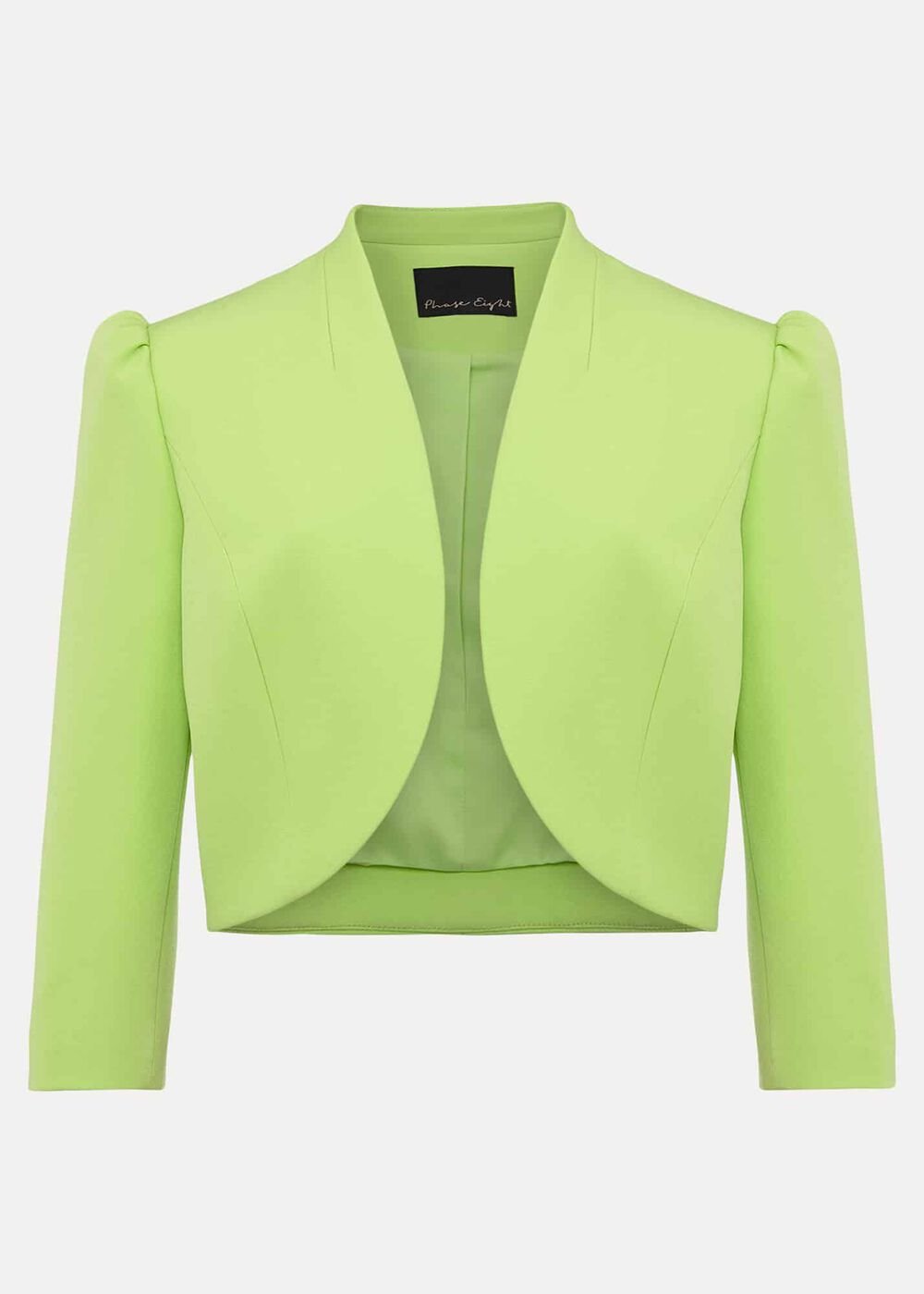 Leanna Cropped Jacket - Apple Green
