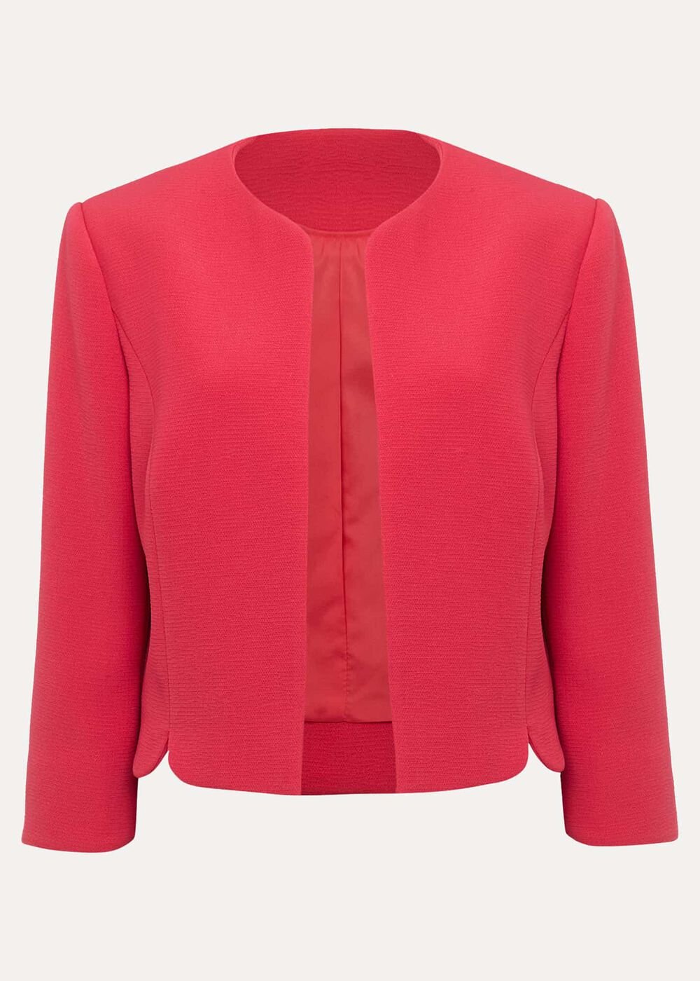 Cara Textured Jacket - Raspberry