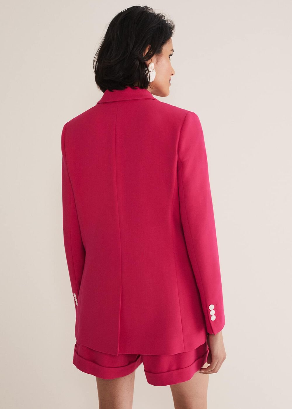 Camilla Pink Blazer - Raspberry