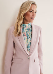 Eira Pink Blazer - Pale Pink
