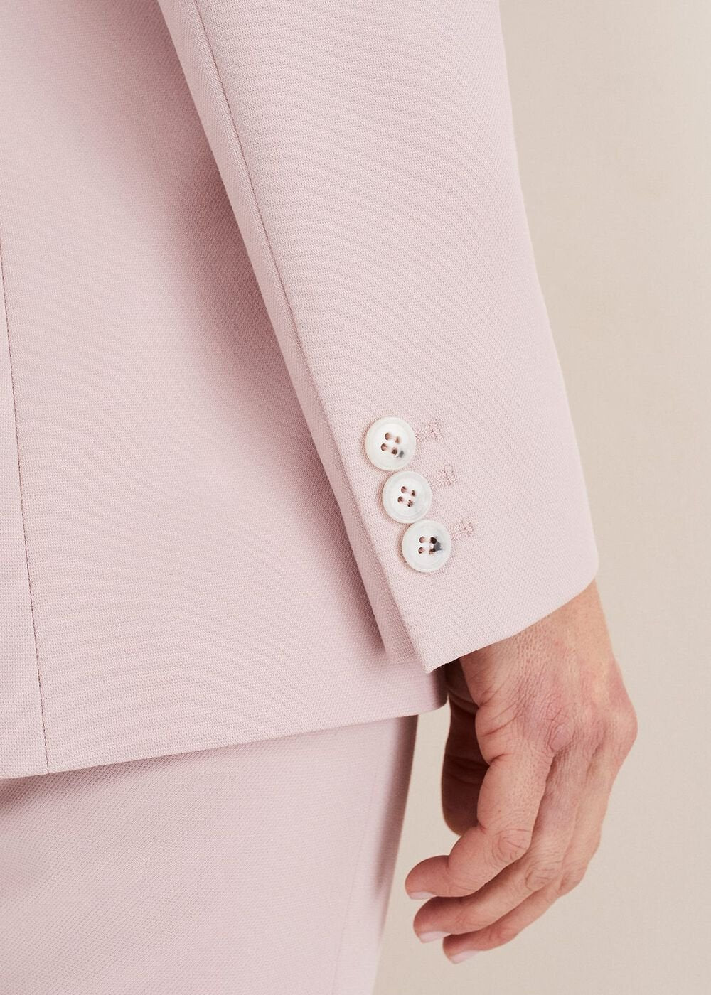 Eira Pink Blazer - Pale Pink