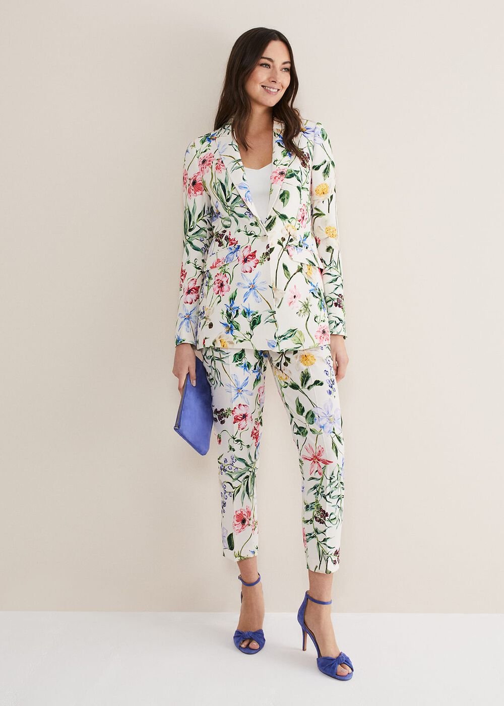Ulrica Floral Blazer - Multi-Coloured