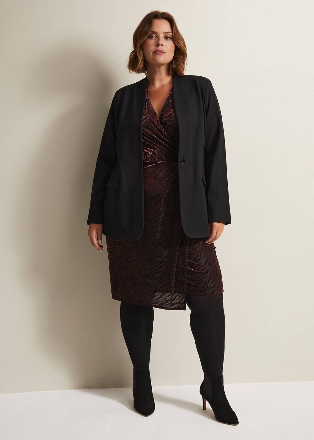Devin Black Ponte Blazer - Black
