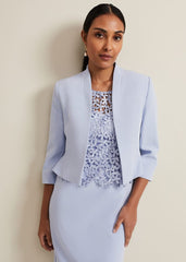 Petite Daisy Jacket - Pale Blue