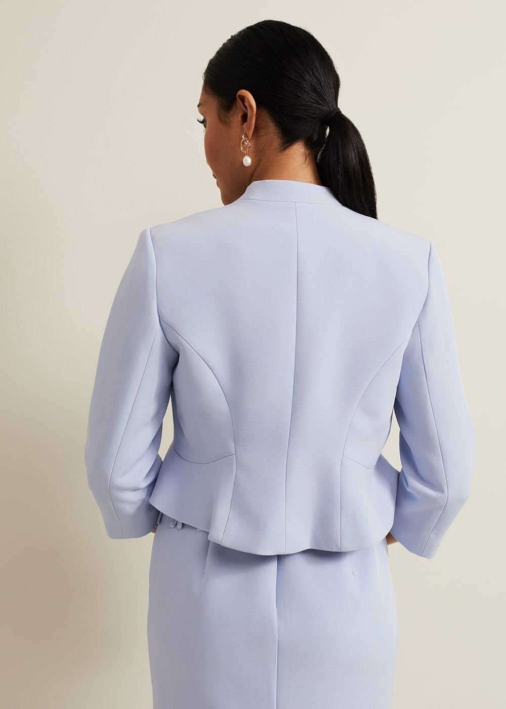 Petite Daisy Jacket - Pale Blue