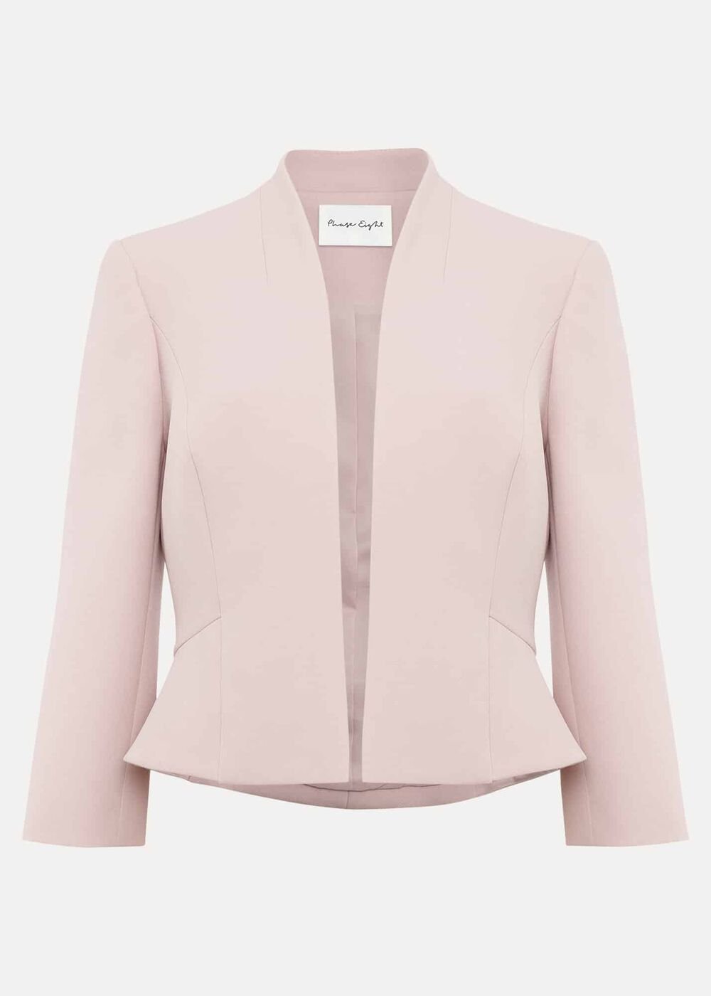 Daisy Peplum Jacket - Pale Pink