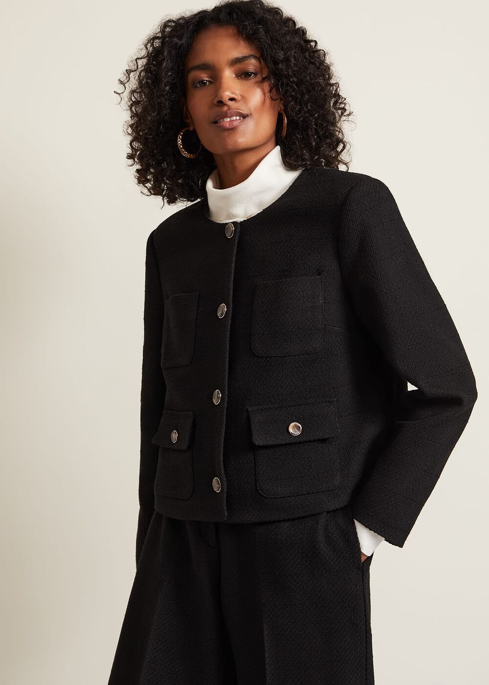 Ripley Boucle Jacket - Black