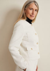 Ripley Boucle Jacket - Ivory