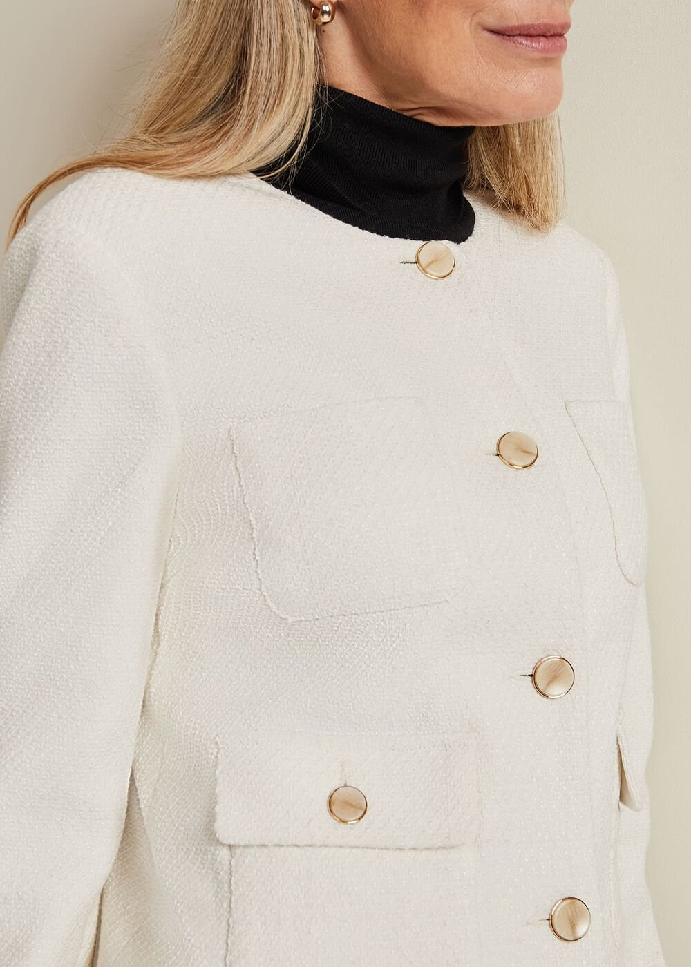 Ripley Boucle Jacket - Ivory
