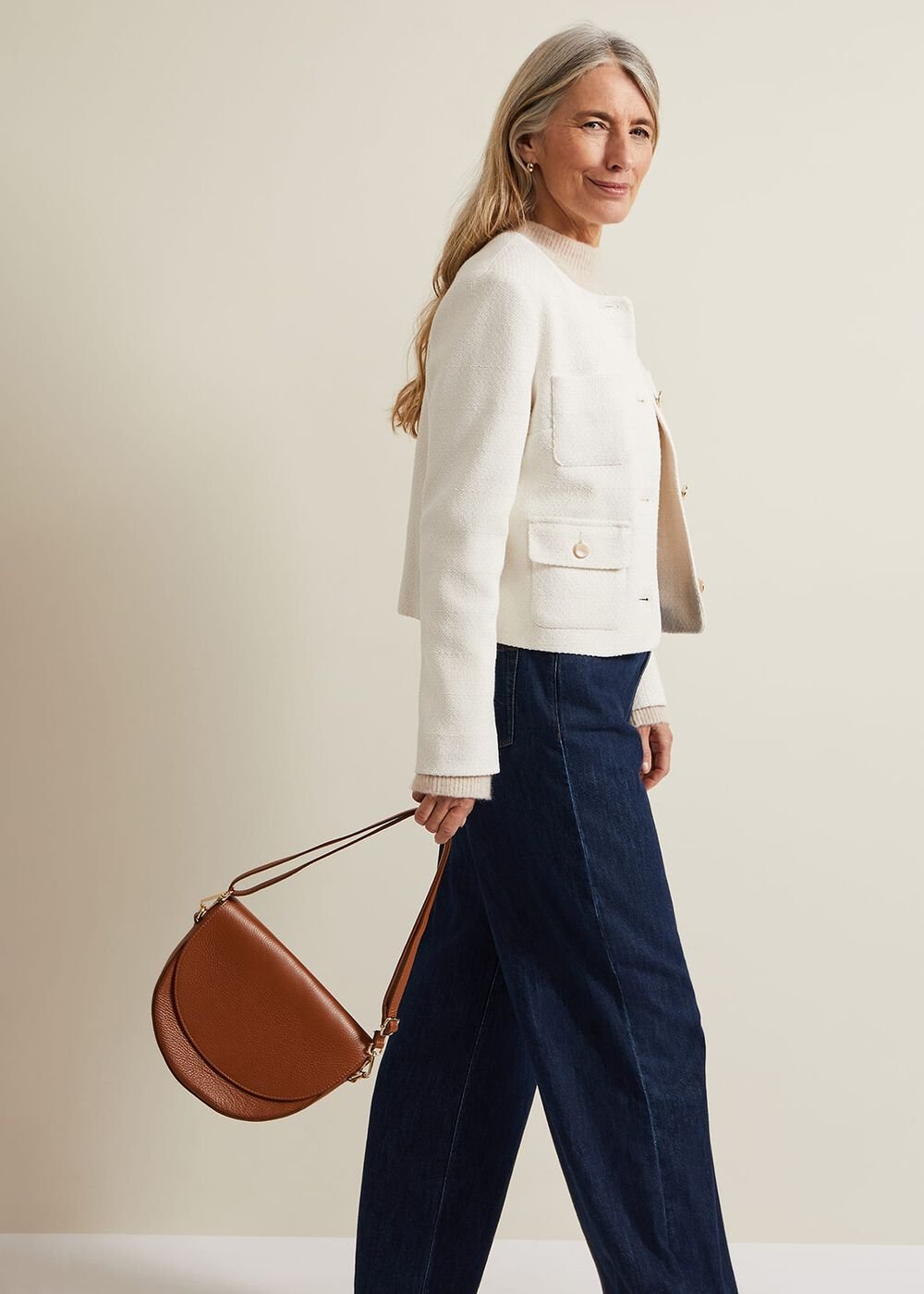 Ripley Boucle Jacket - Ivory