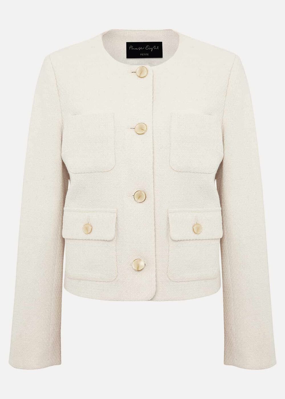 Petite Ripley Boucle Jacket - Ivory