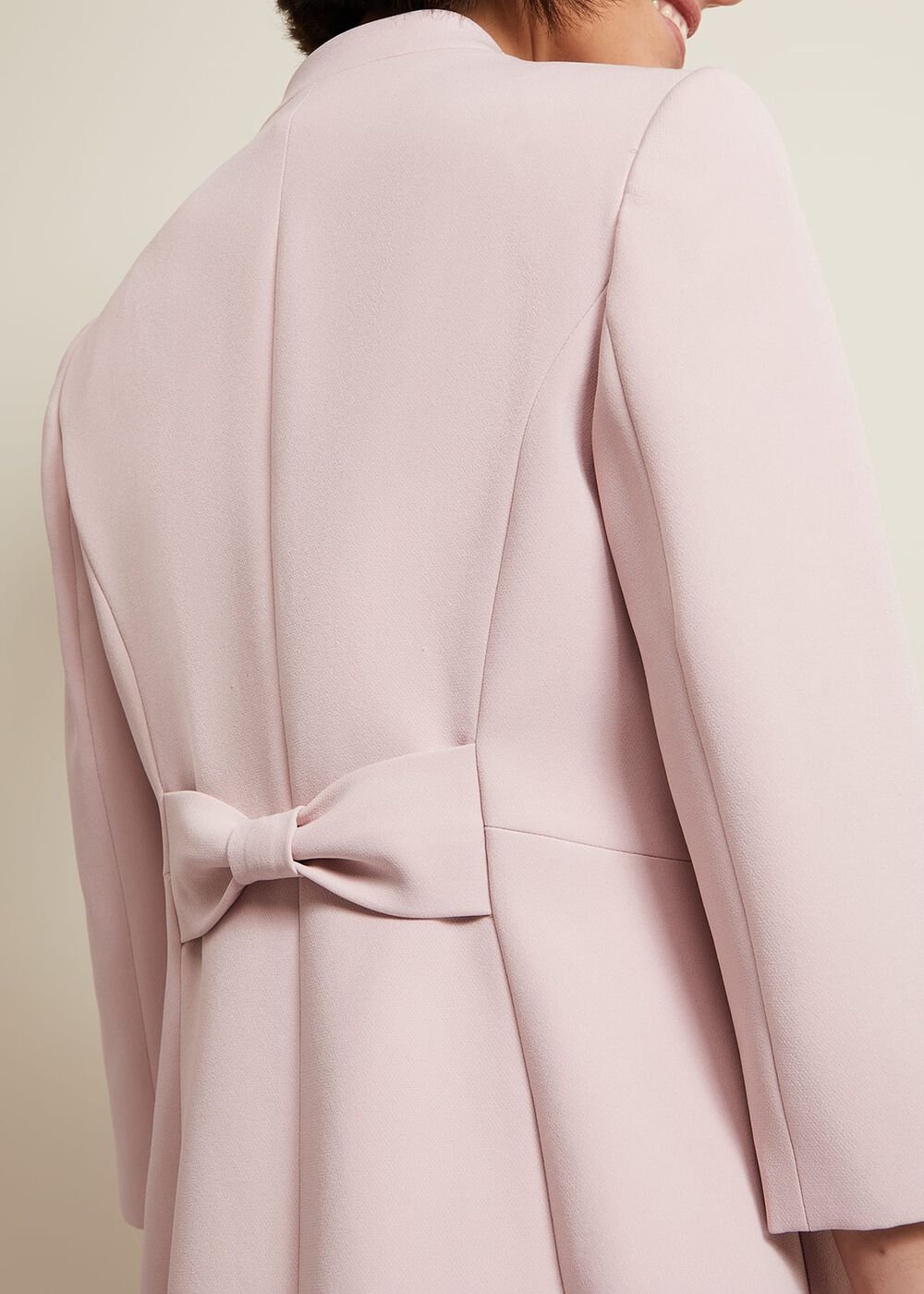 Daisy Tailored Coat - Pale Pink