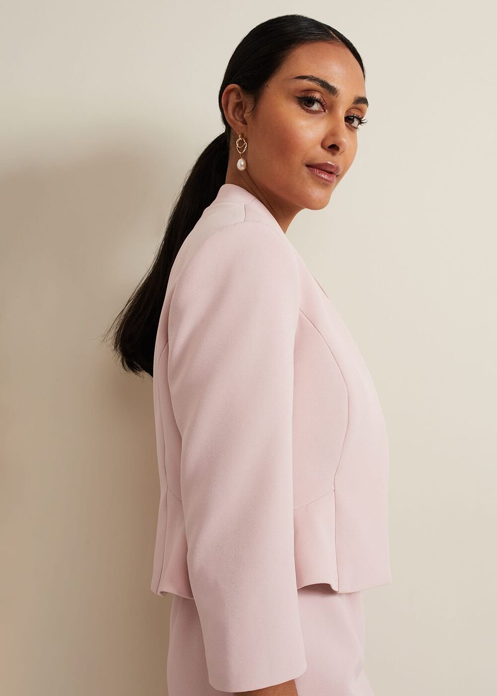 Petite Daisy Jacket - Pale Pink