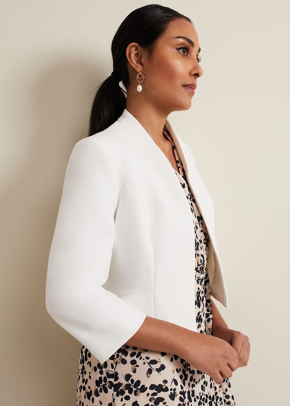 Petite Daisy Jacket - Ivory
