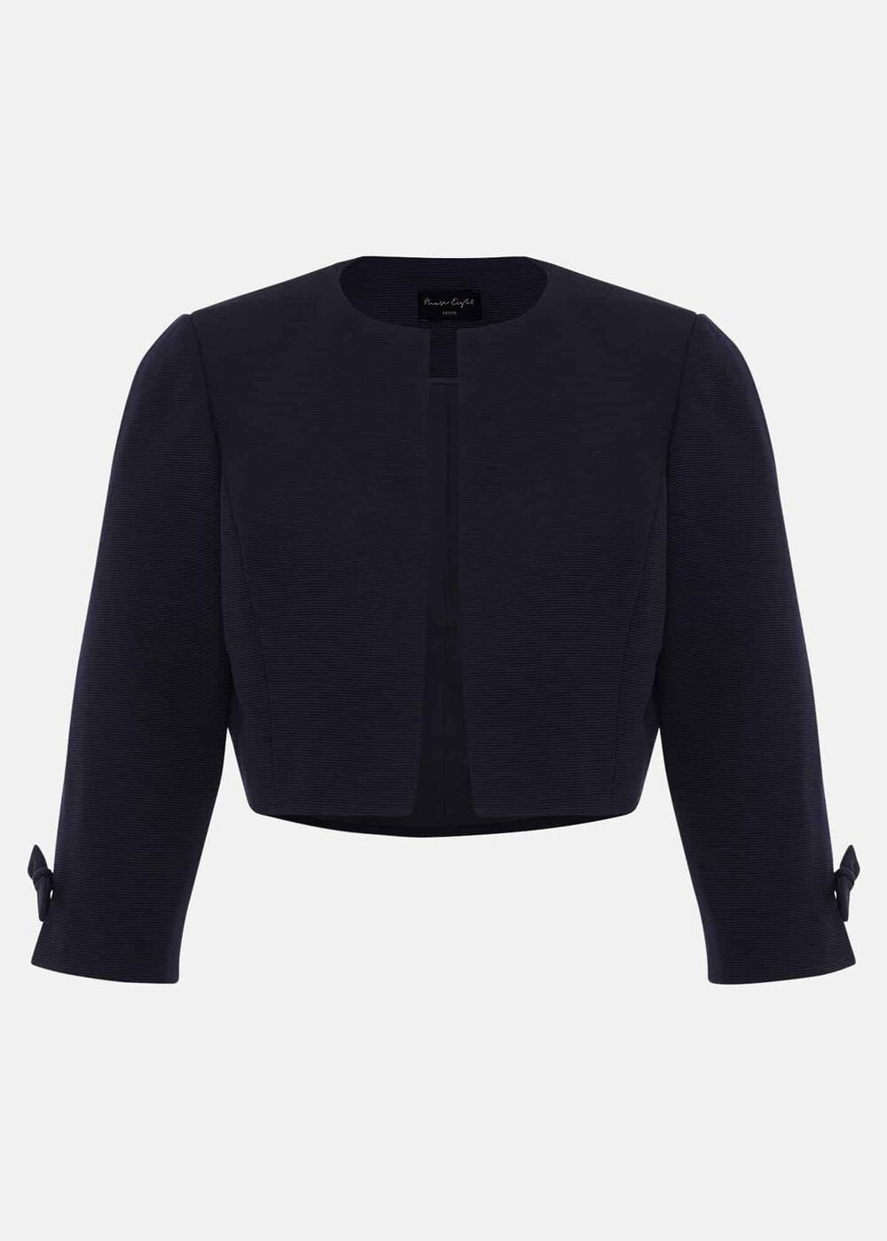 Petite Zoelle Bow Jacket - Navy