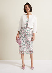 Zoelle Bow Jacket - Ivory