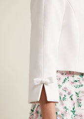 Zoelle Bow Jacket - Ivory