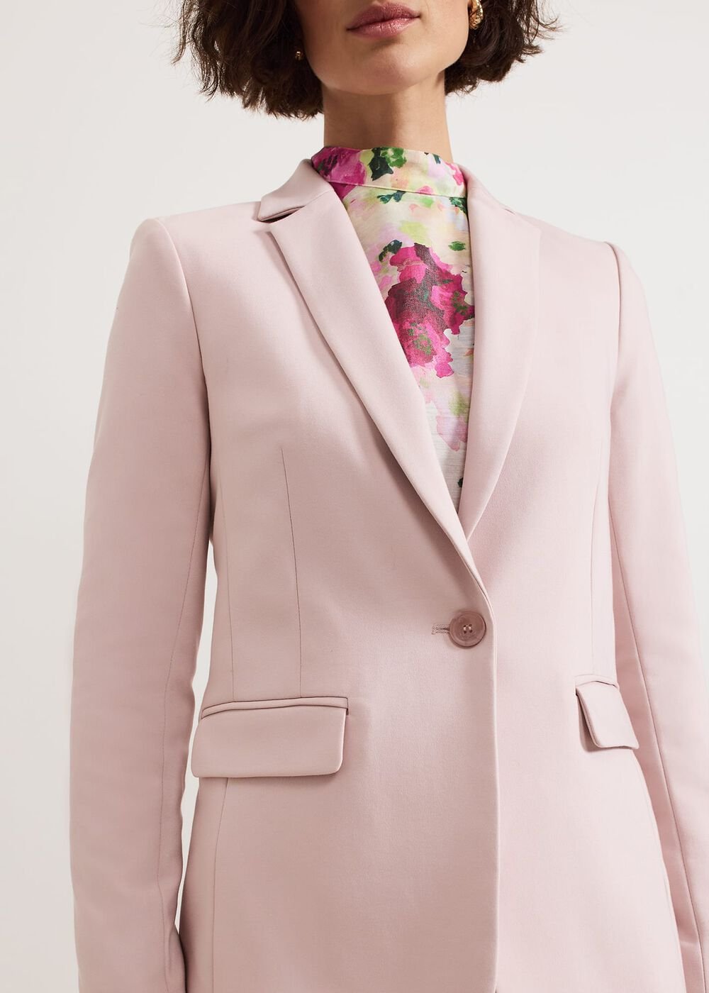 Ulrica Fitted Jacket - Antique Rose