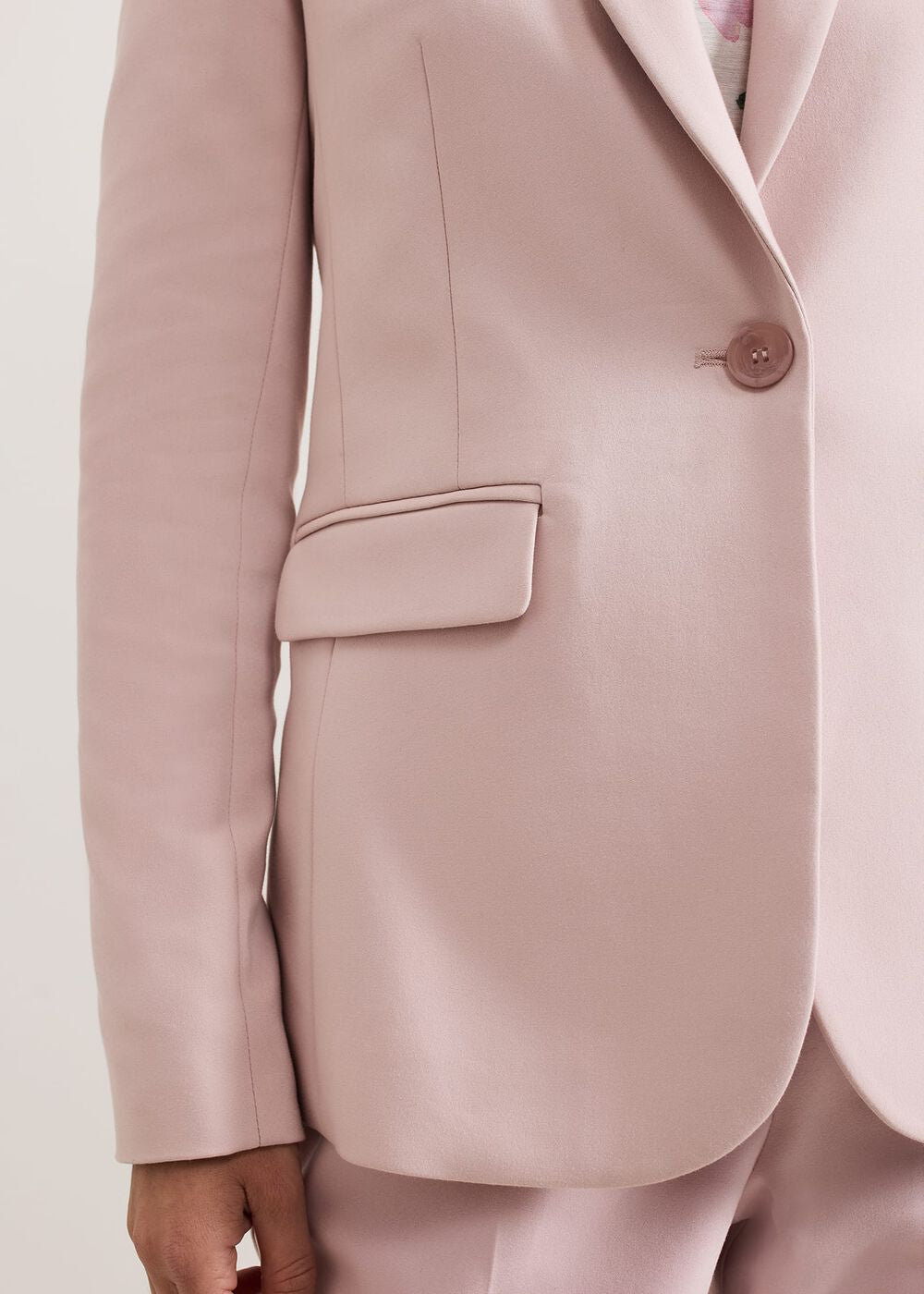 Ulrica Fitted Jacket - Antique Rose