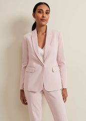 Petite Ulrica Fitted Jacket - Antique Rose