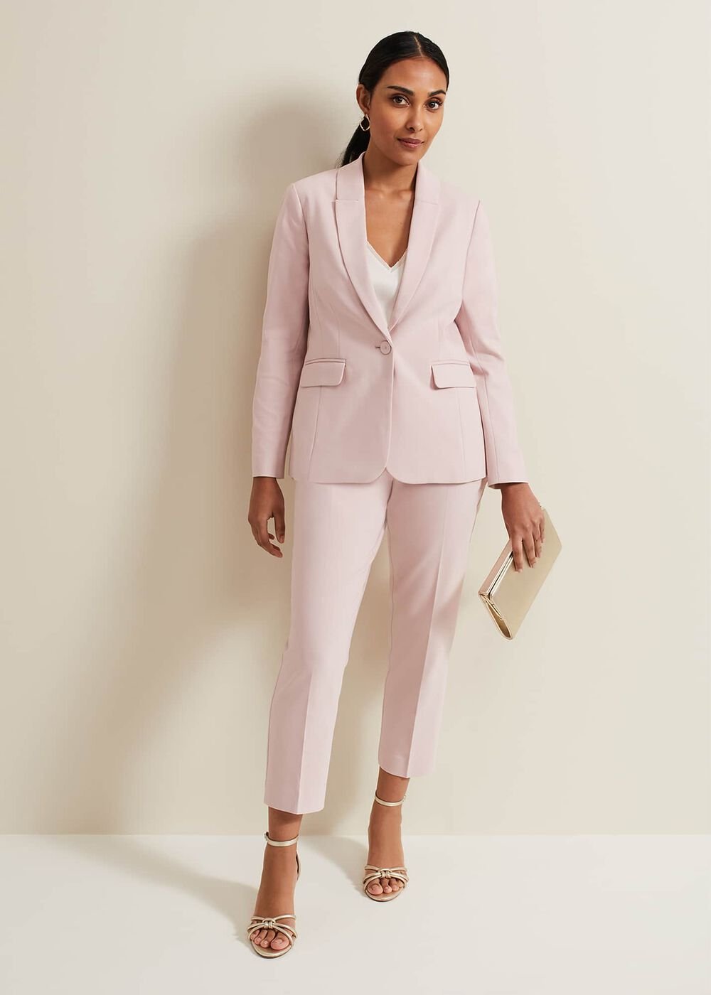 Petite Ulrica Fitted Jacket - Antique Rose