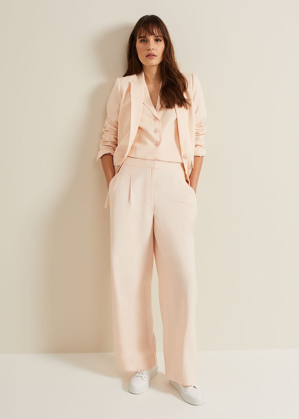 Bianca Peach Waistcoat - Coral