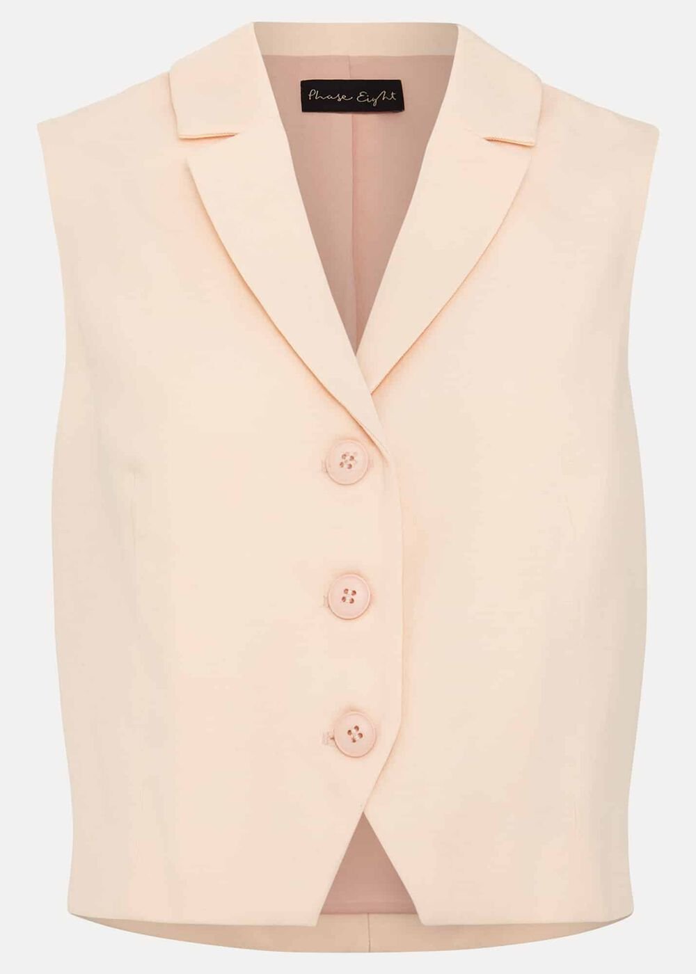 Bianca Peach Waistcoat - Coral
